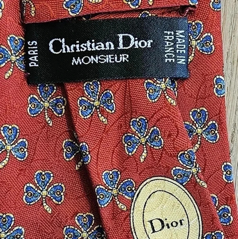 Lot of 12 Designer Ties: Dior, Gucci, Burberry, Celine, J. Crew - Picture 2 of 13